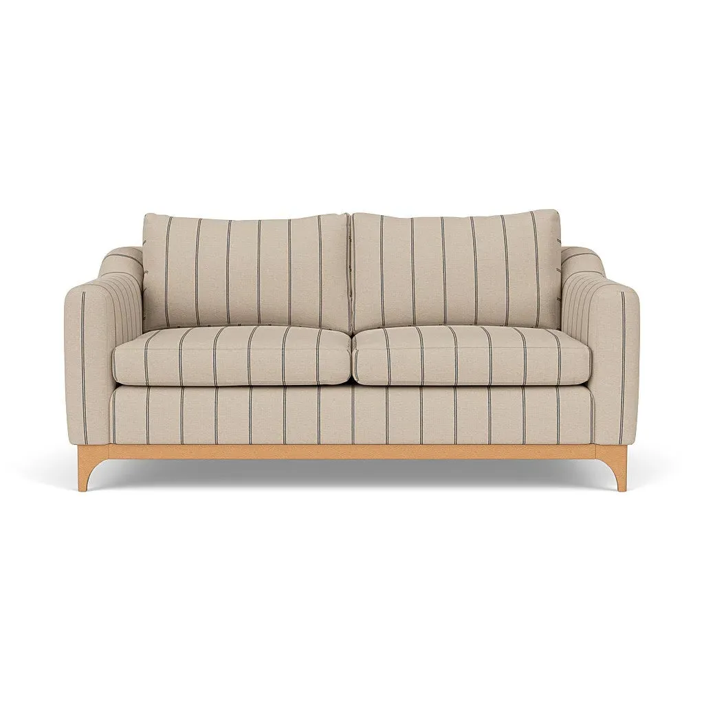 3-Seater Sofa - Charcoal, Compton Stripe