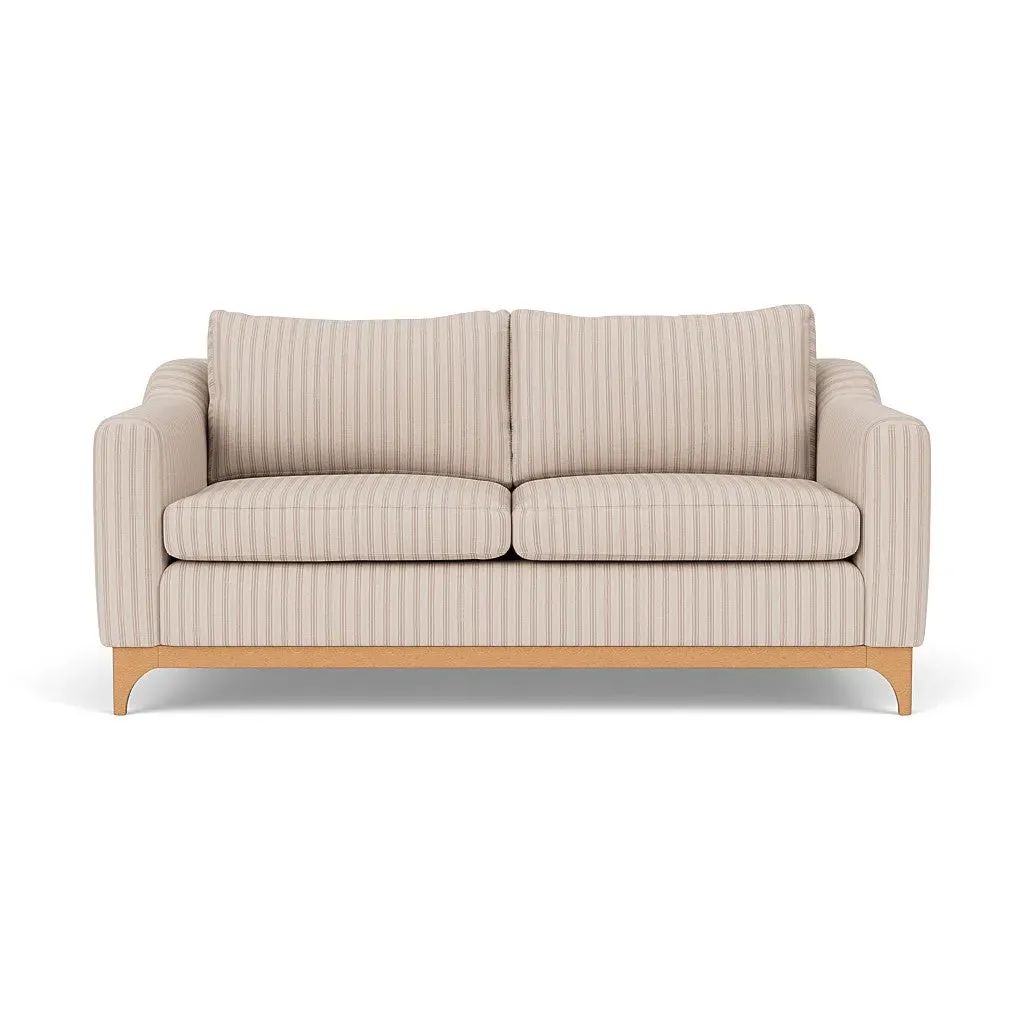 3-Seater Sofa - Flax, Kingham Stripe