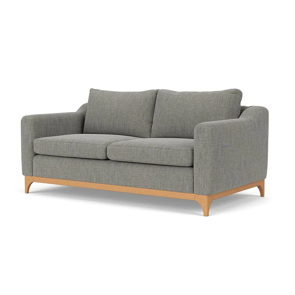 3-Seater Sofa - Grey Marl, Rustic Weave