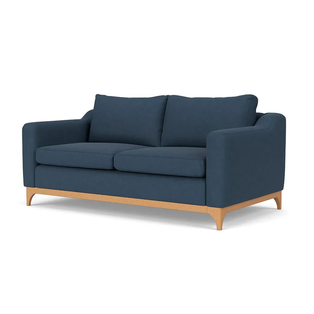 3-Seater Sofa - Indigo, House Linen Mix