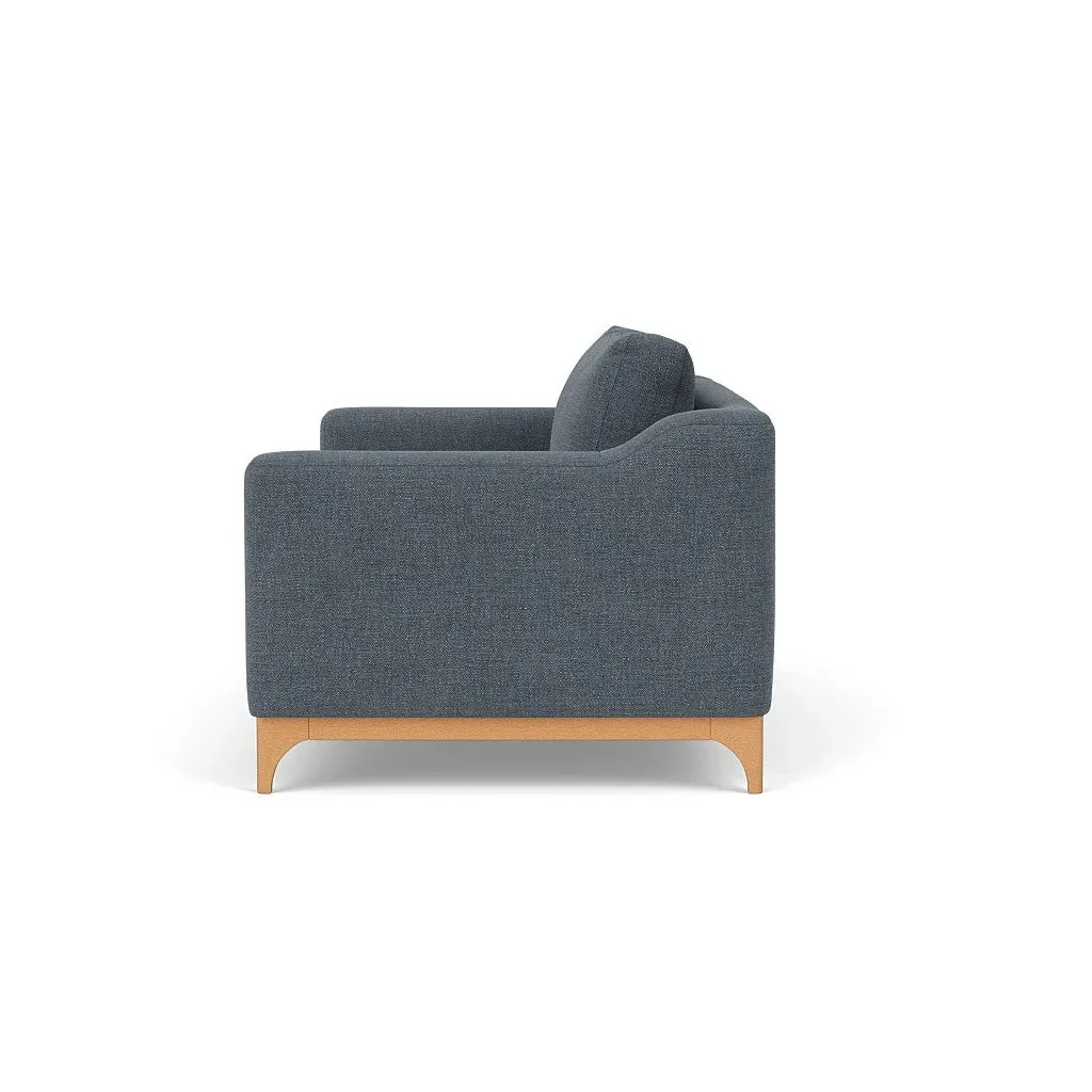 3-Seater Sofa - Indigo, Rustic Weave