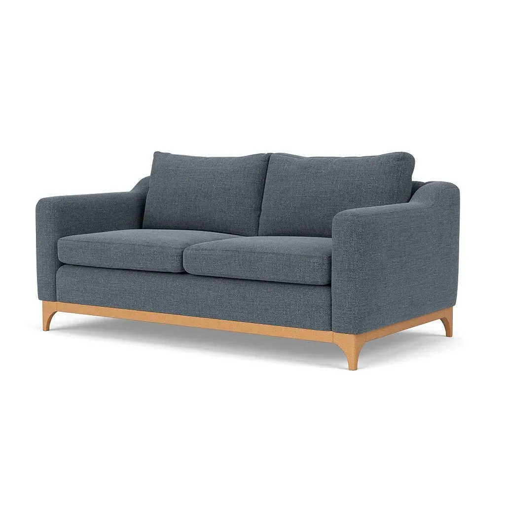 3-Seater Sofa - Indigo, Rustic Weave