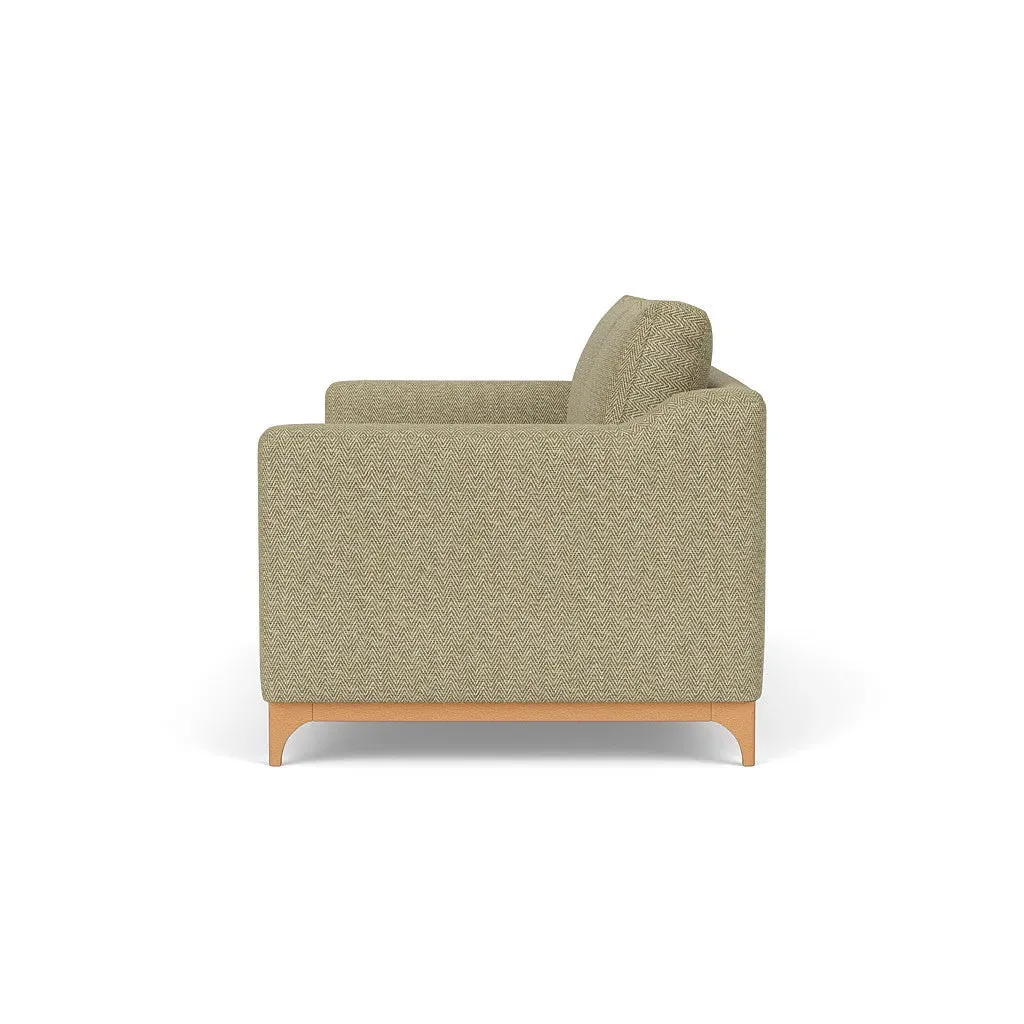 4-Seater Sofa - Apple, Herringbone Weave