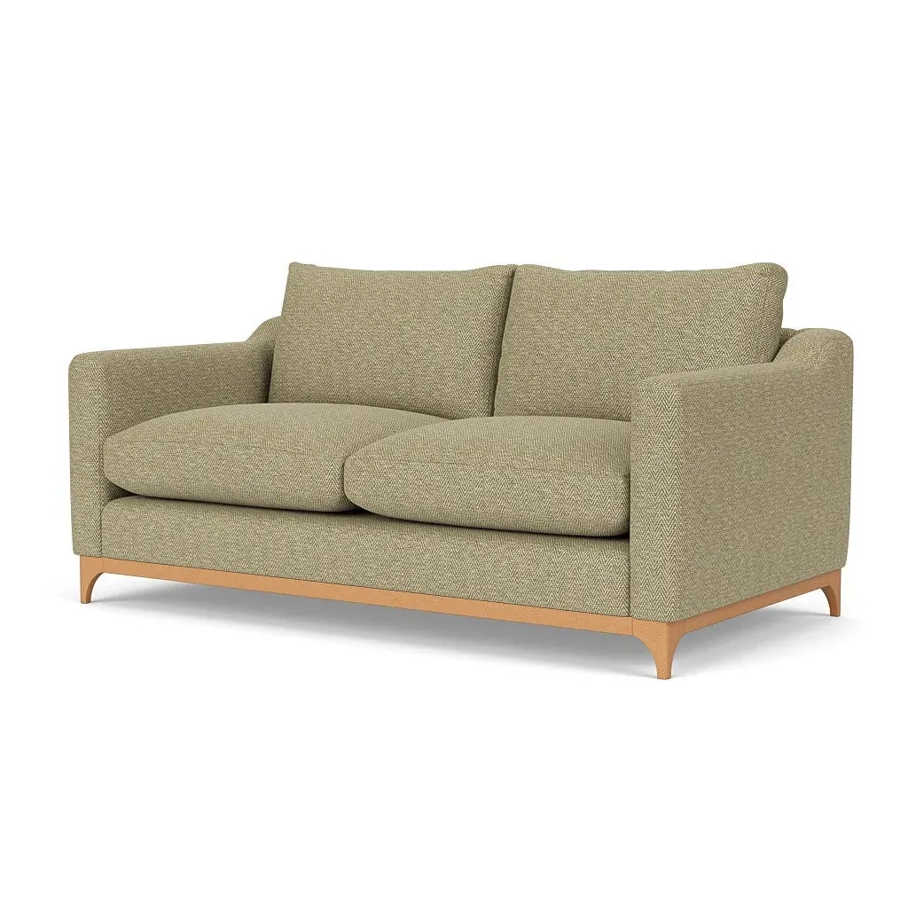 4-Seater Sofa - Apple, Herringbone Weave