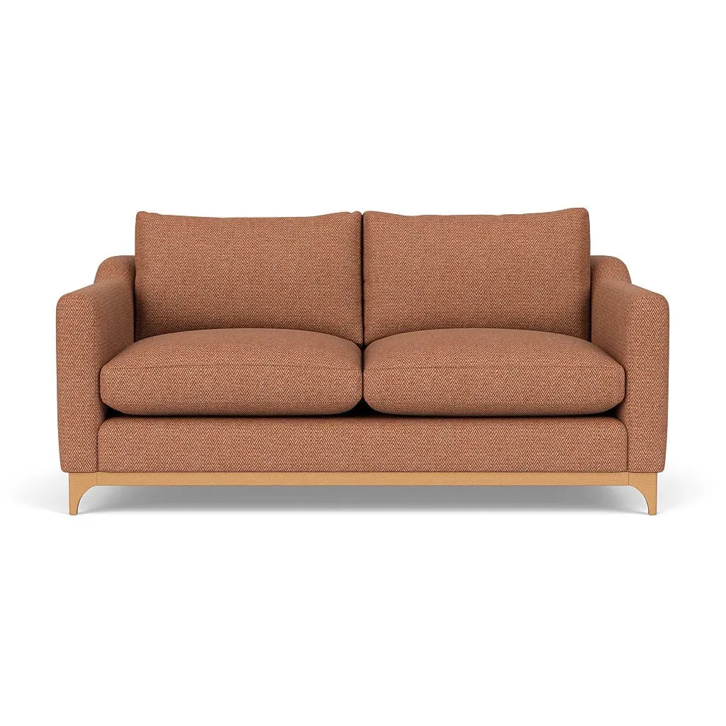 4-Seater Sofa - Brick, Herringbone Weave
