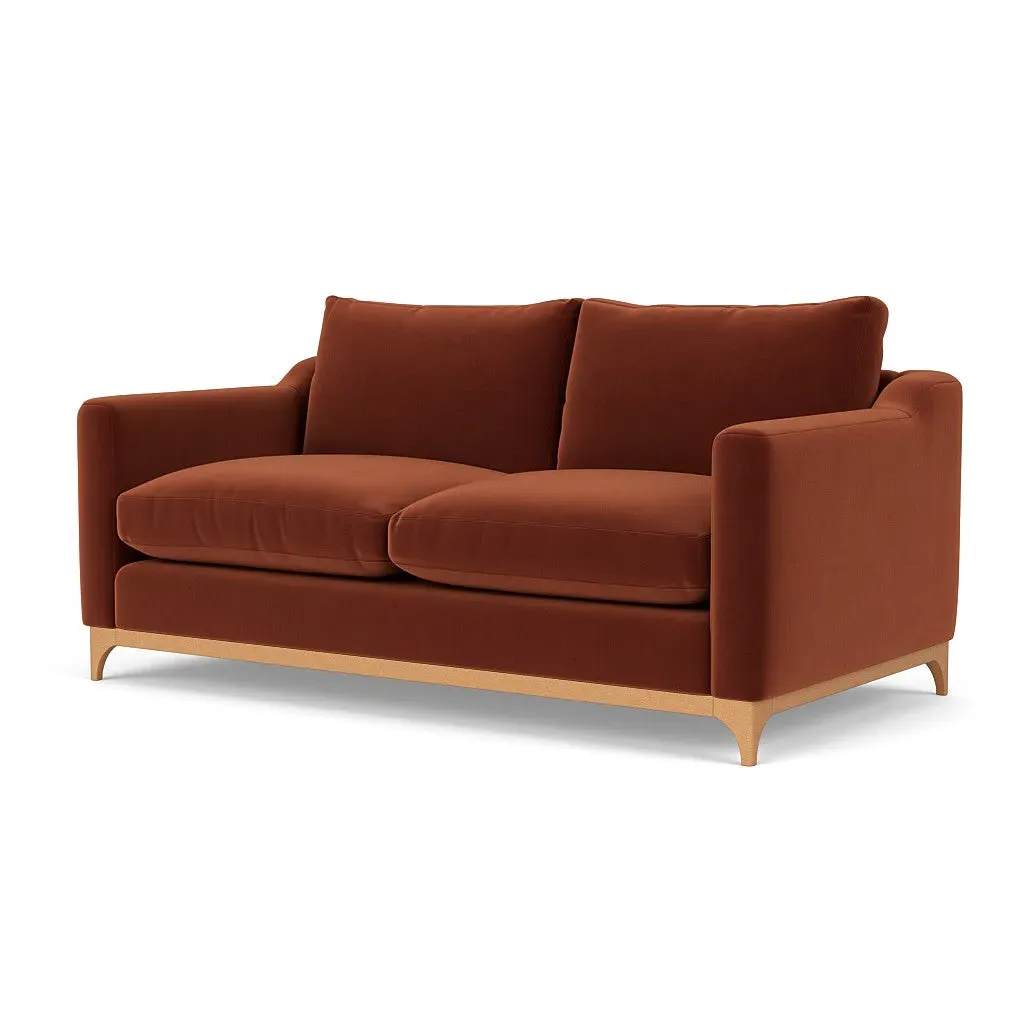 4-Seater Sofa - Brick, Matt Velvet