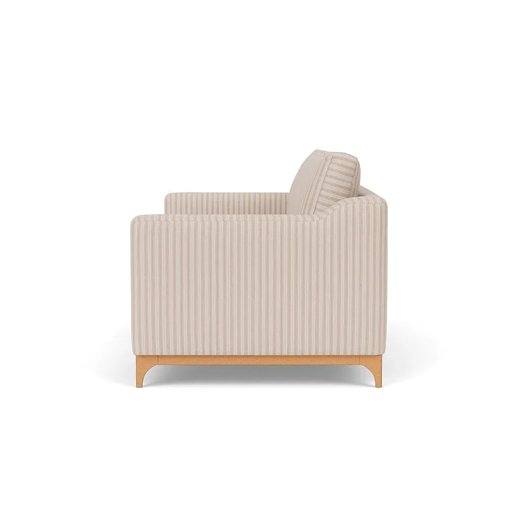 4-Seater Sofa - Flax, Kingham Stripe