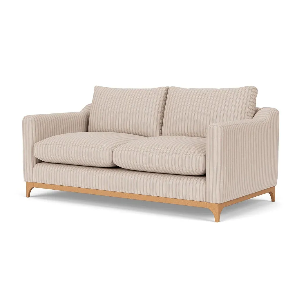 4-Seater Sofa - Flax, Kingham Stripe