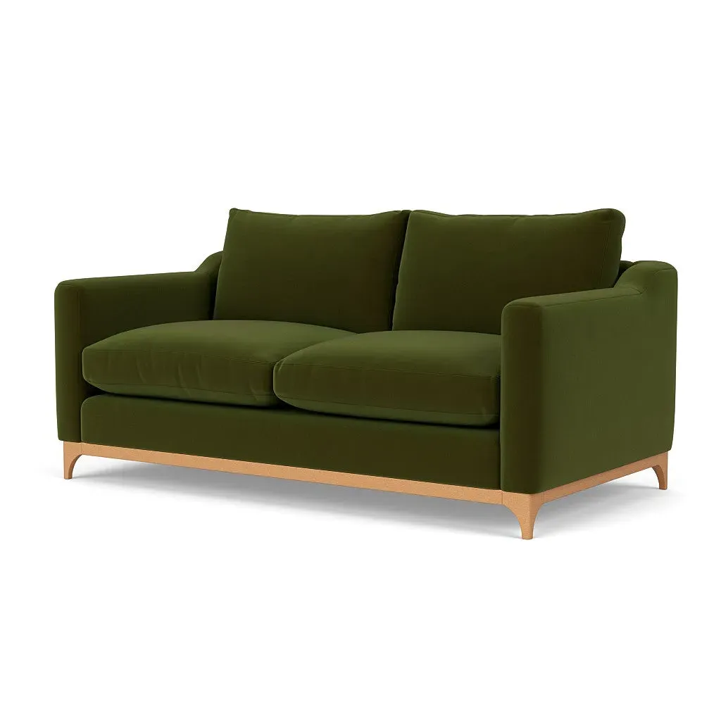4-Seater Sofa - Forest Green, Matt Velvet