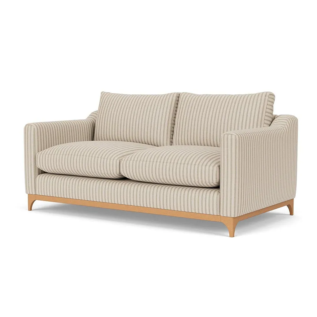 4-Seater Sofa - Sage, Kingham Stripe