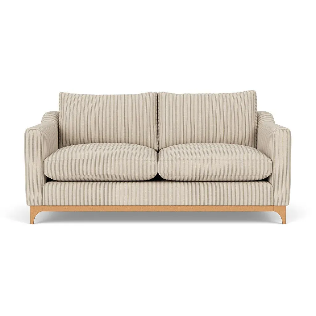 4-Seater Sofa - Sage, Kingham Stripe