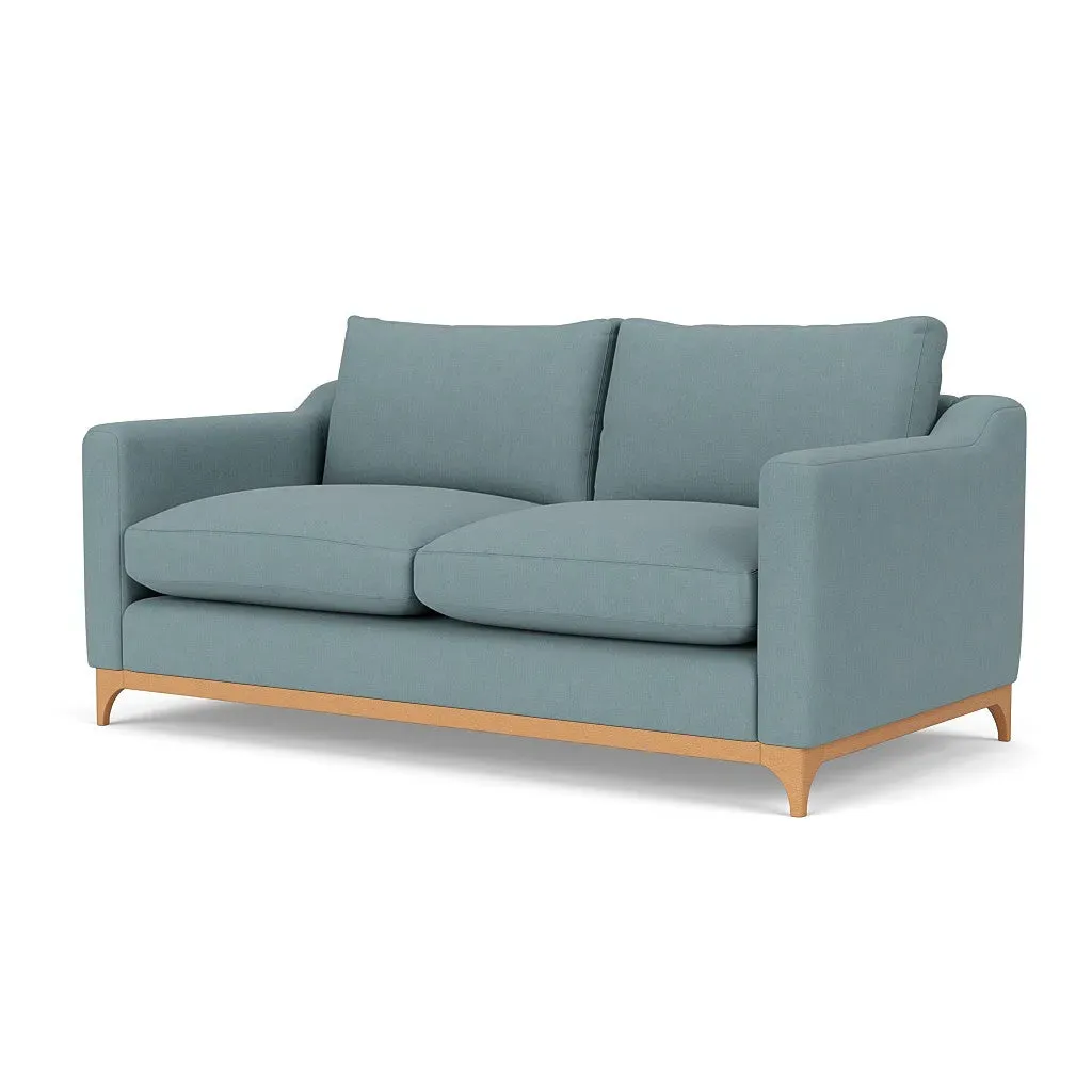 4-Seater Sofa - Sky Blue, House Linen Mix