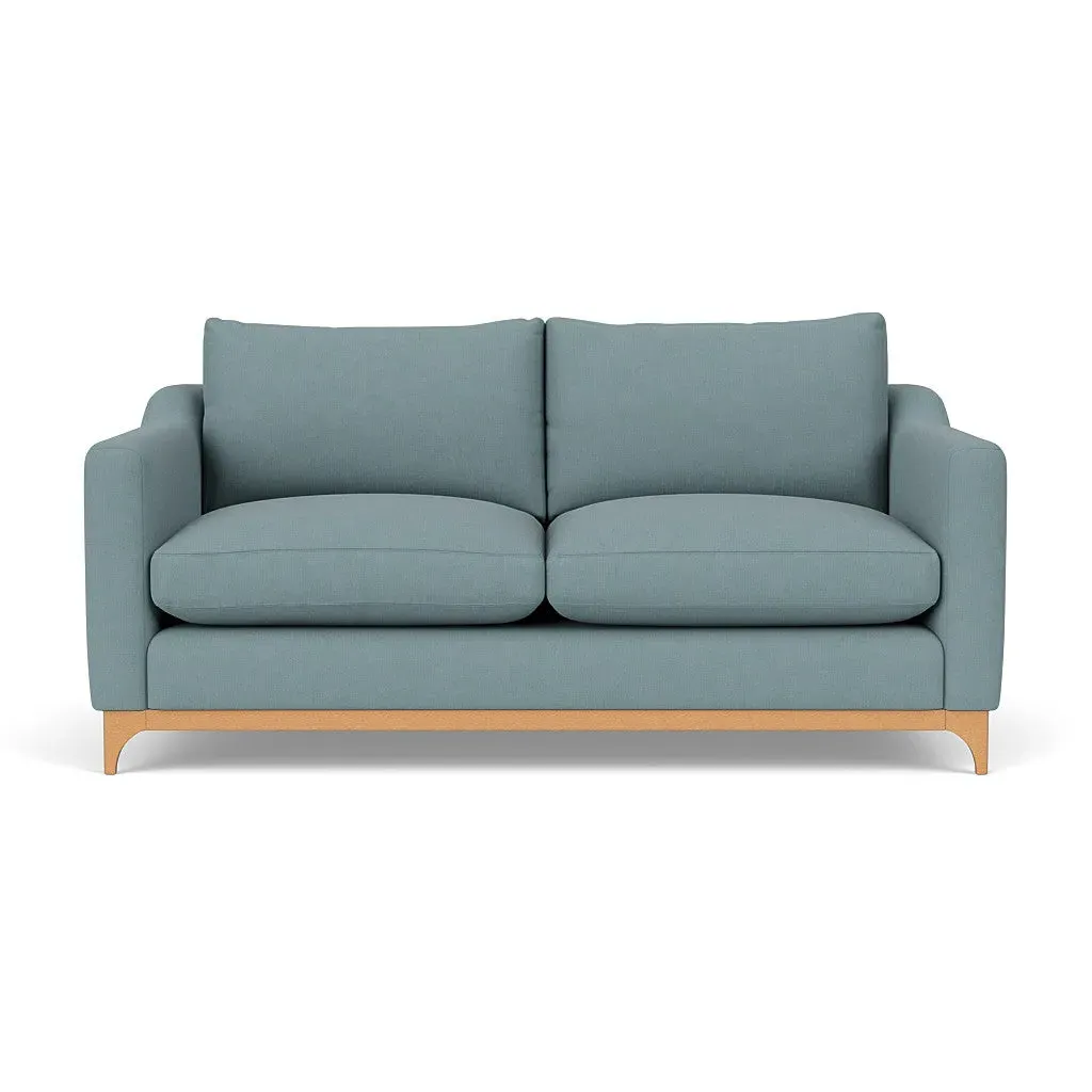 4-Seater Sofa - Sky Blue, House Linen Mix