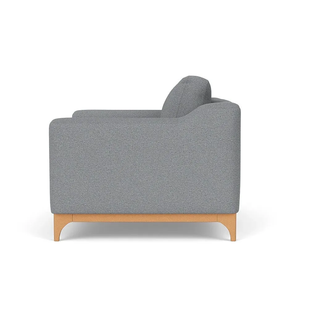 Watson Love Seat - Blue Marl, House Weave by The Cotswold Company, image 3