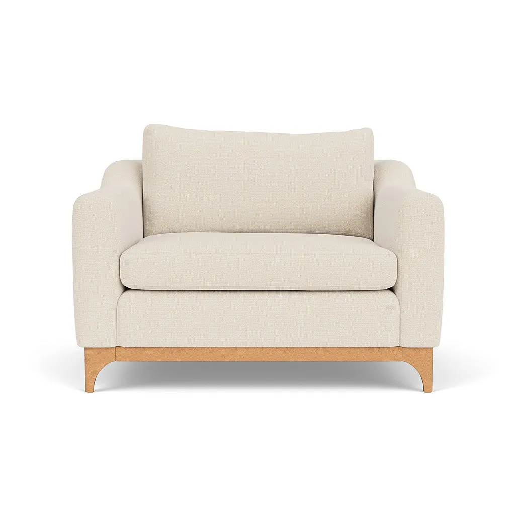 Love Seat - Cream, House Weave