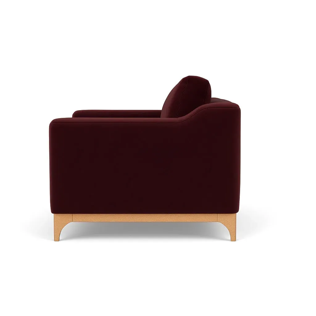 Love Seat - Dark Rosehip, Matt Velvet