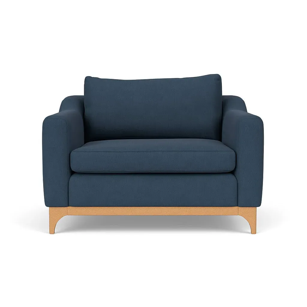 Love Seat - Indigo, House Linen Mix image