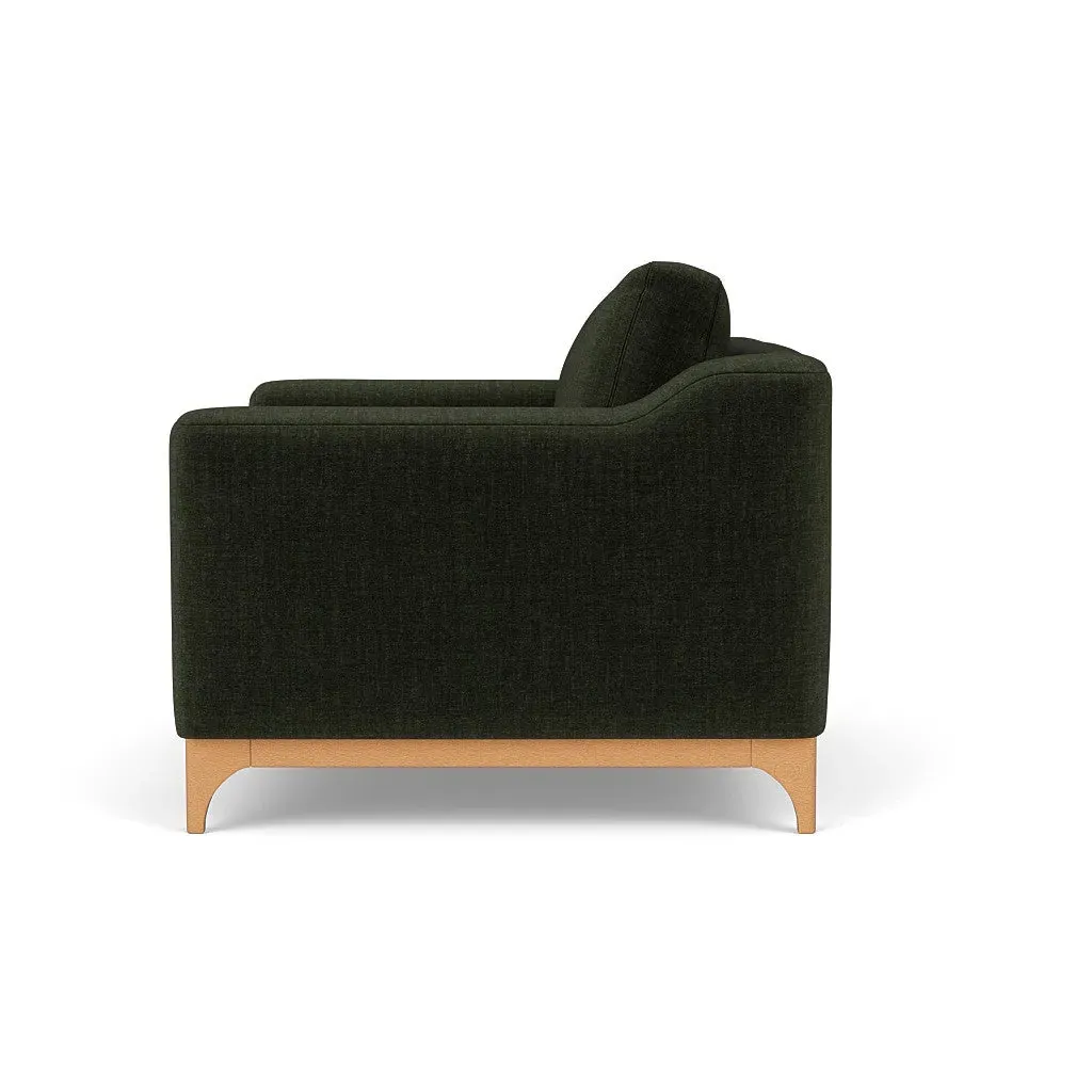 Love Seat - Moss, Eco Chenille