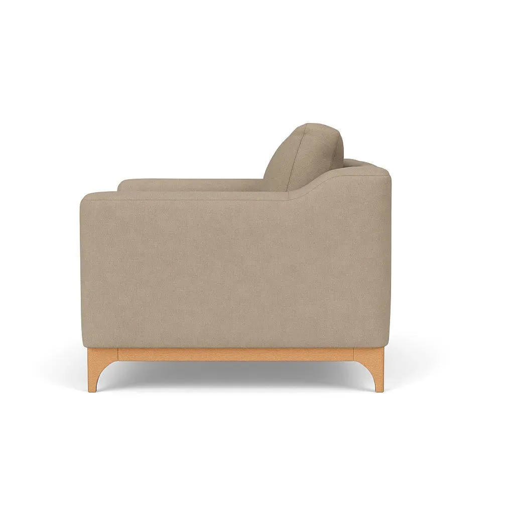 Love Seat - Natural, House Linen Mix