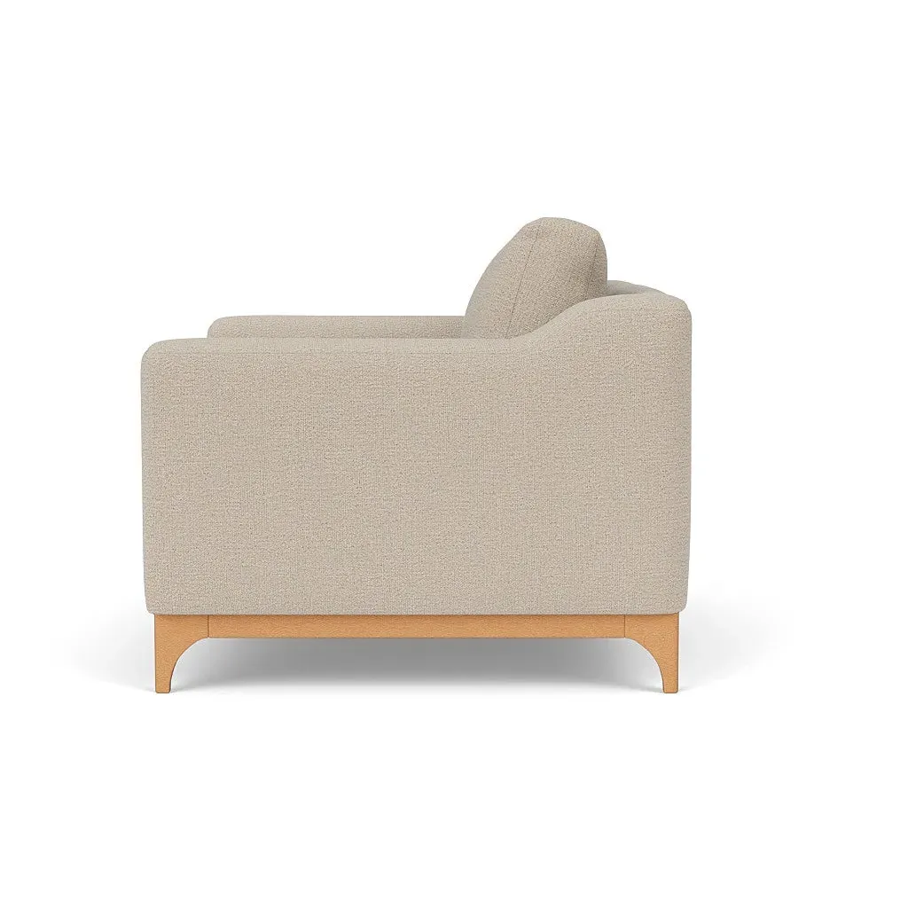 Love Seat - Natural, Rustic Weave