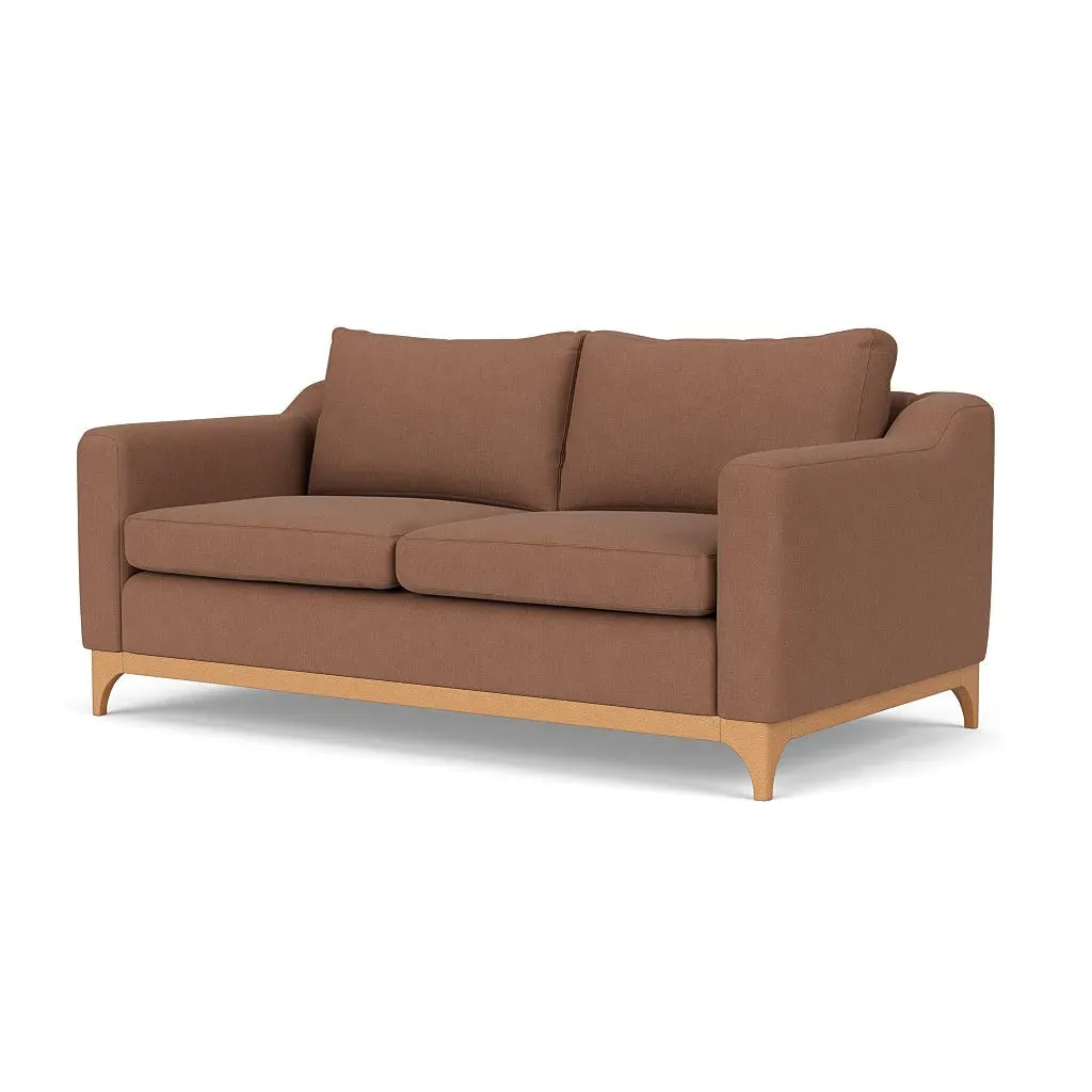 Watson 3-Seater Sofa - Dusky Blush, Linen Mix