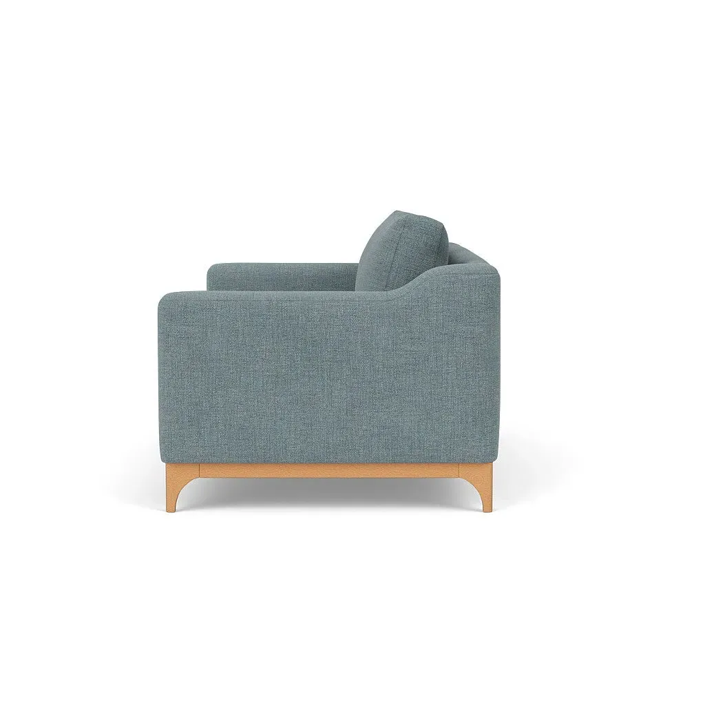Watson 3-Seater Sofa - Teal Marl, Rustic Weave