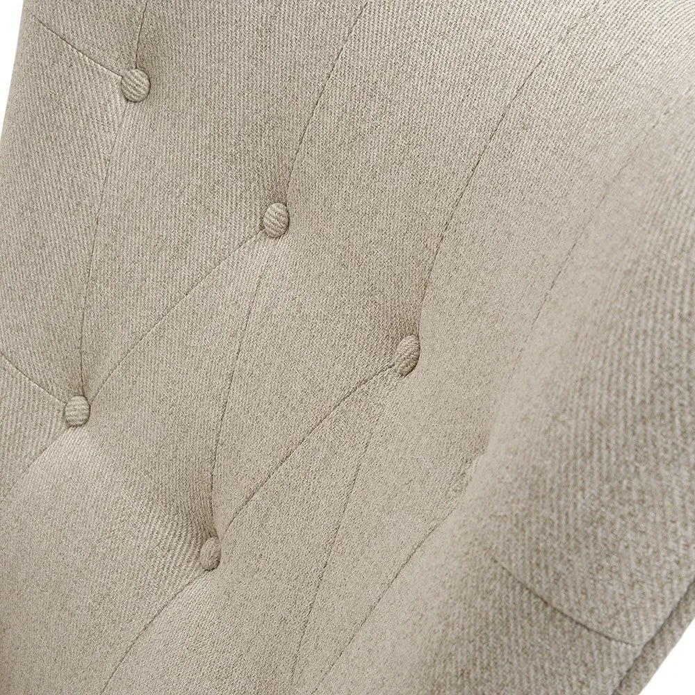 Chair and Footstool Set - Stone, Oak