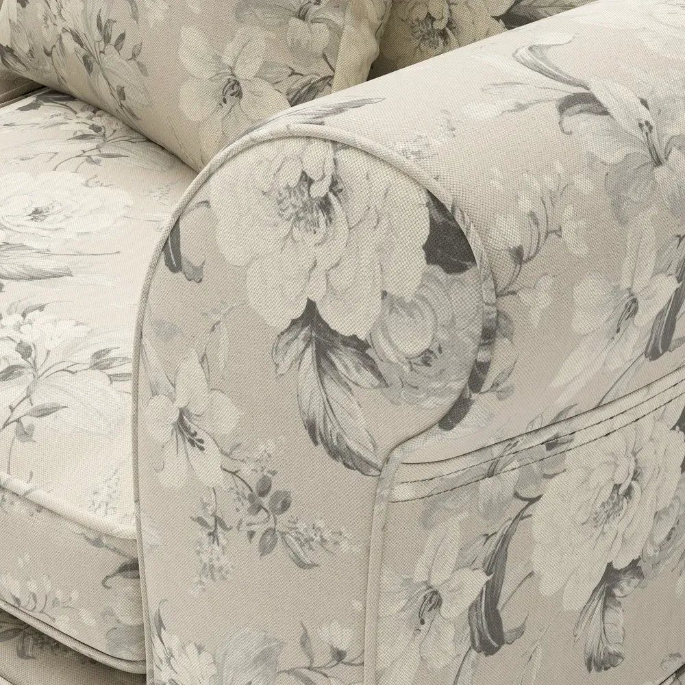 3-Seater Sofa with Removable Covers - Clay, Broadway Floral