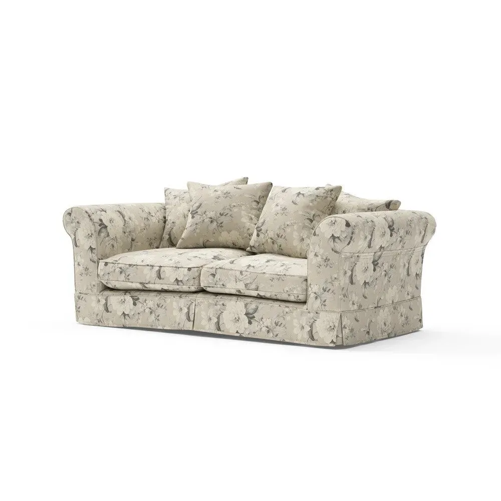 3-Seater Sofa with Removable Covers - Clay, Broadway Floral