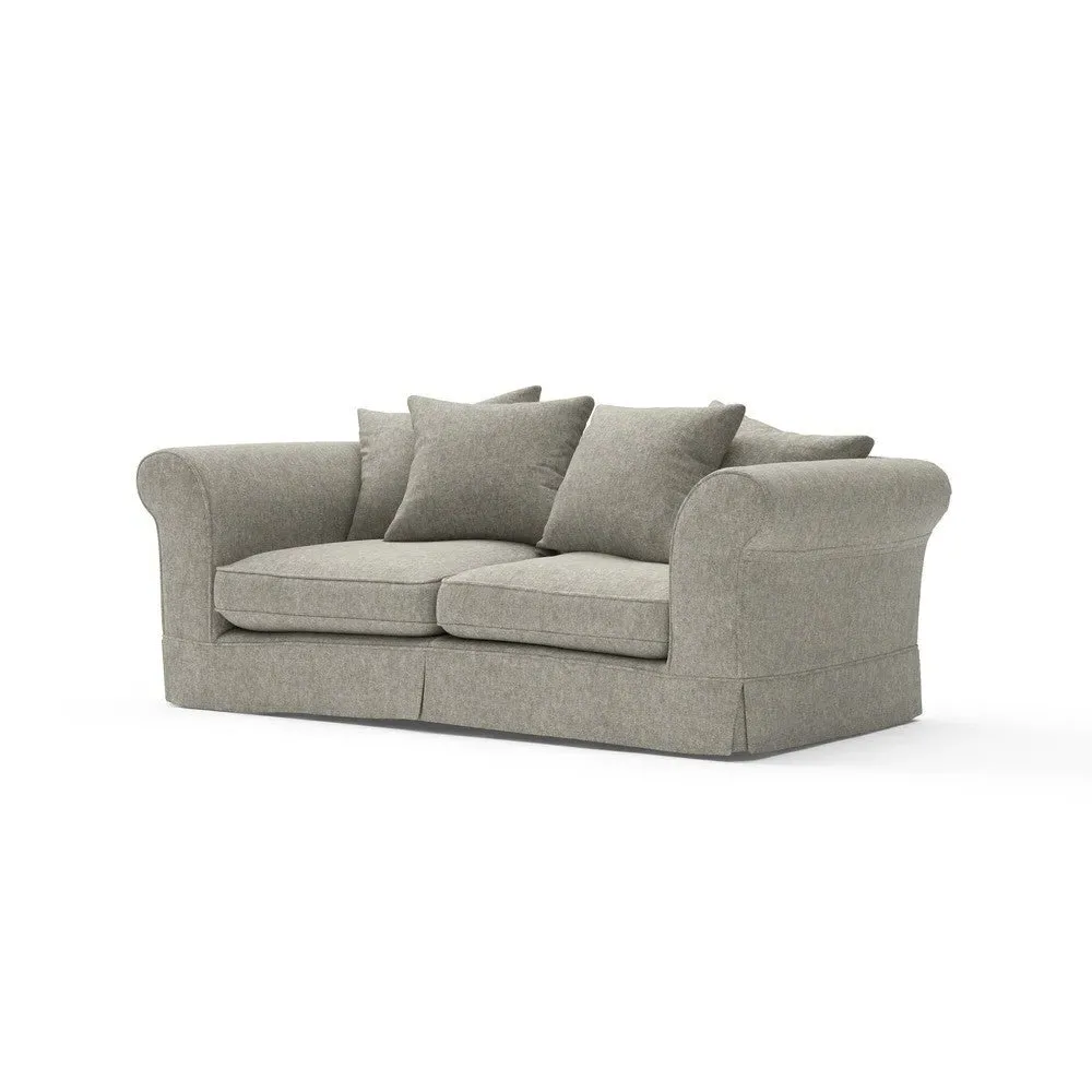 3-Seater Sofa with Removable Covers - Lichen, Aquaclean Oxford