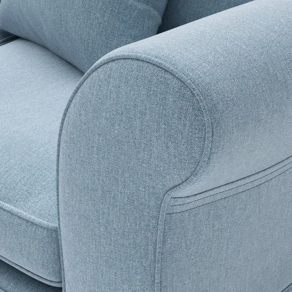 3-Seater Sofa with Removable Covers - Teal