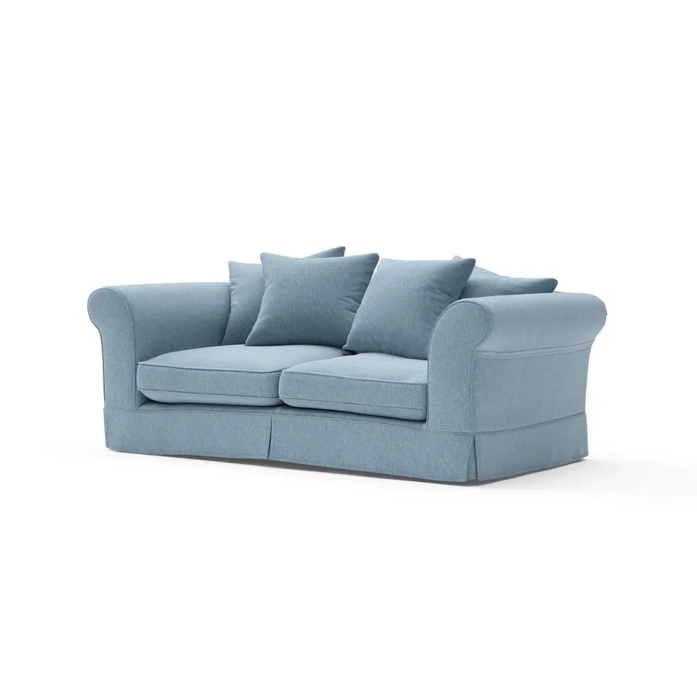 3-Seater Sofa with Removable Covers - Teal