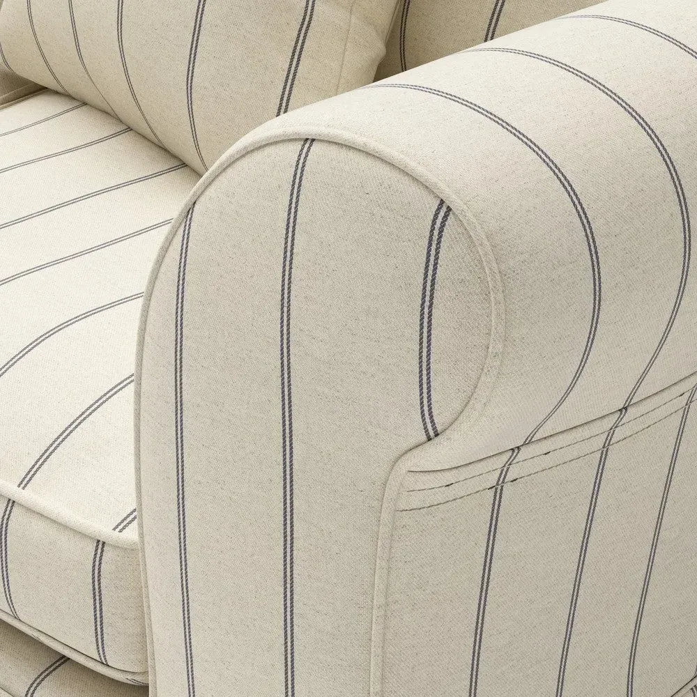 4-Seater Sofa with Removable Covers - Charcoal