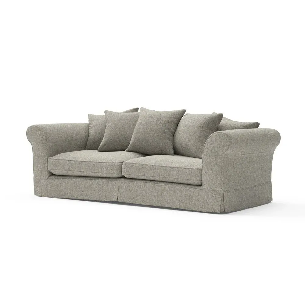 4-Seater Sofa with Removable Covers - Lichen, Aquaclean Oxford