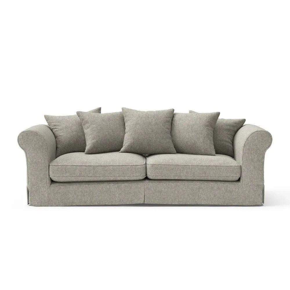 4-Seater Sofa with Removable Covers - Lichen, Aquaclean Oxford