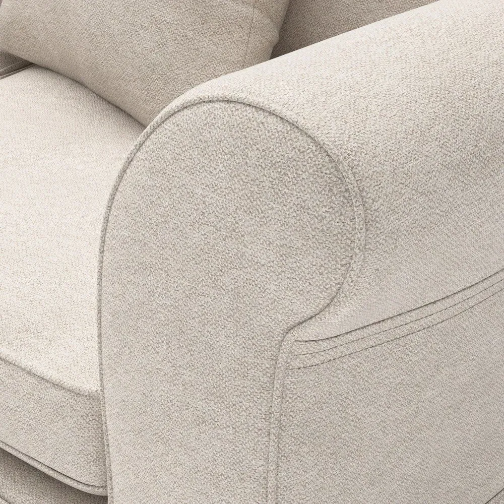 4-Seater Sofa with Removable Covers - Natural, House Weave