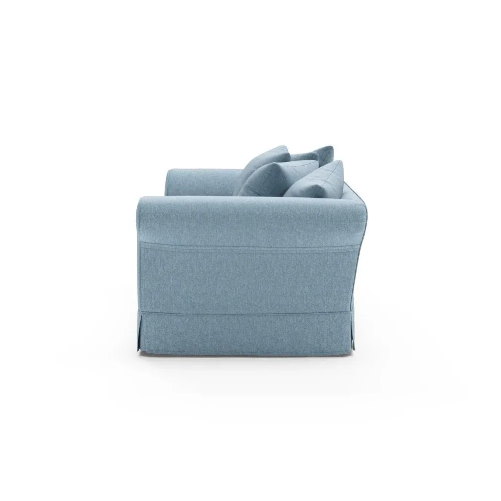 4-Seater Sofa with Removable Covers - Teal