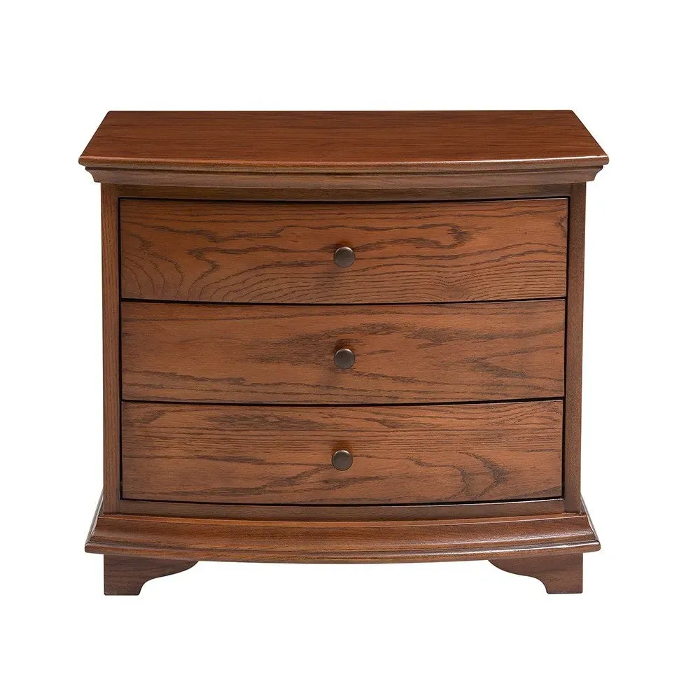 Pair of Bedside Tables - Dark Oak