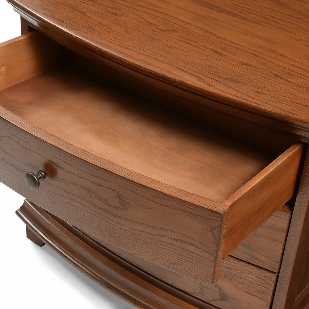 Pair of Bedside Tables - Dark Oak