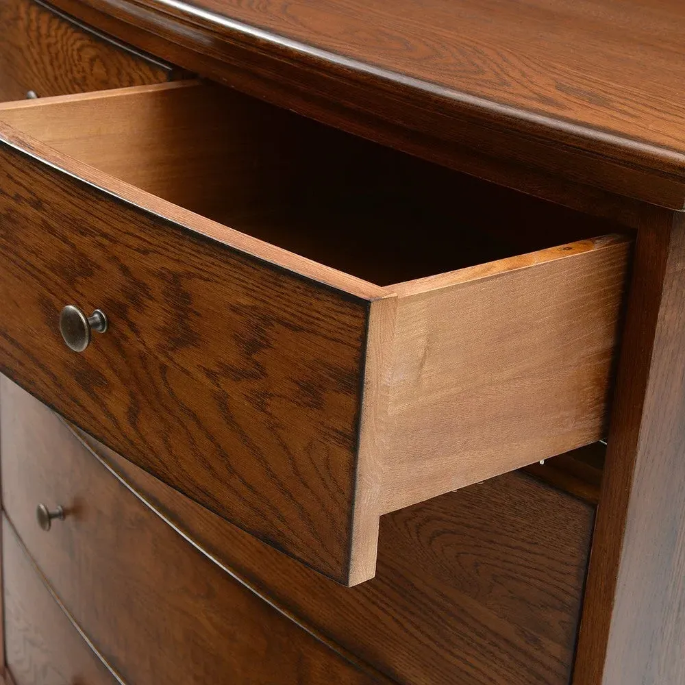 Winchcombe 5 Drawer Chest - Brown, Oak