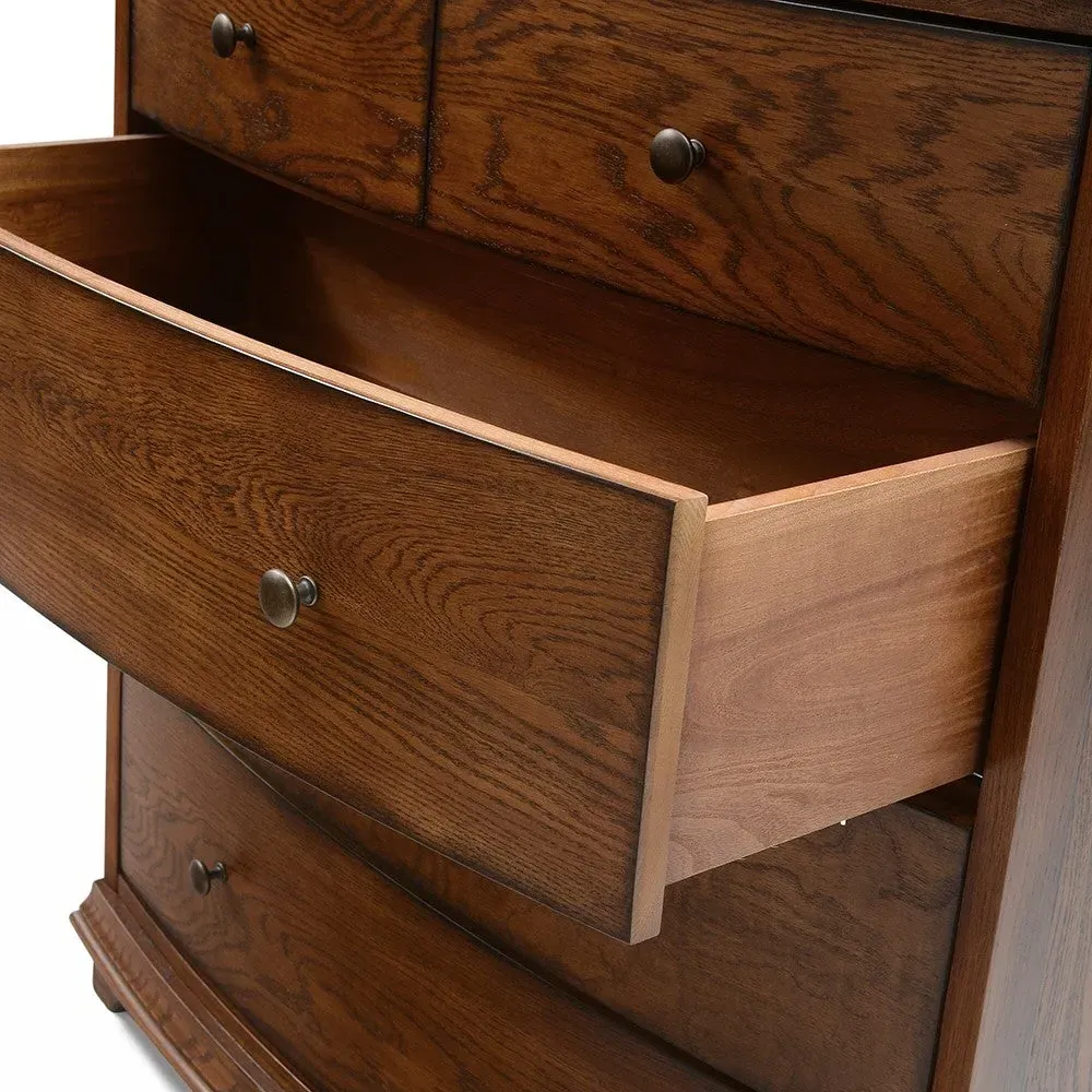 Winchcombe 5 Drawer Chest - Brown, Oak