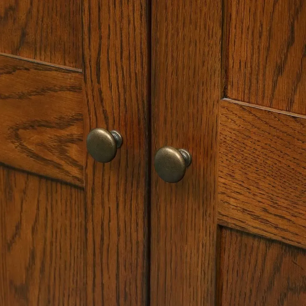 Winchcombe Double Wardrobe with Drawer - Dark Oak