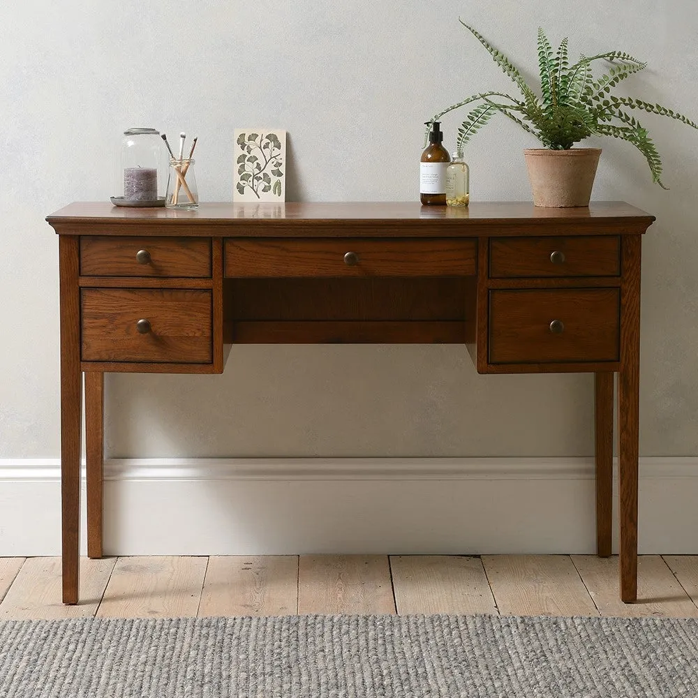 Winchcombe Dressing Table - Brown, Oak