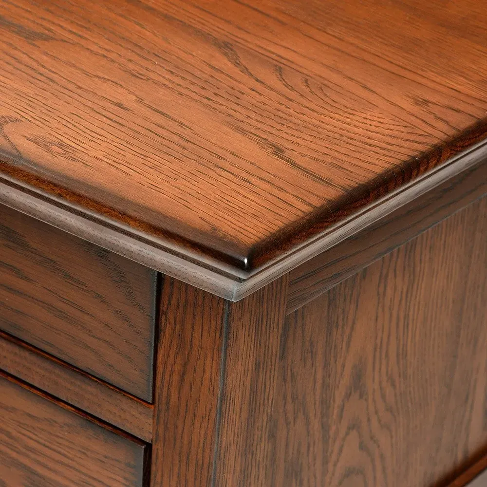 Winchcombe Dressing Table - Brown, Oak