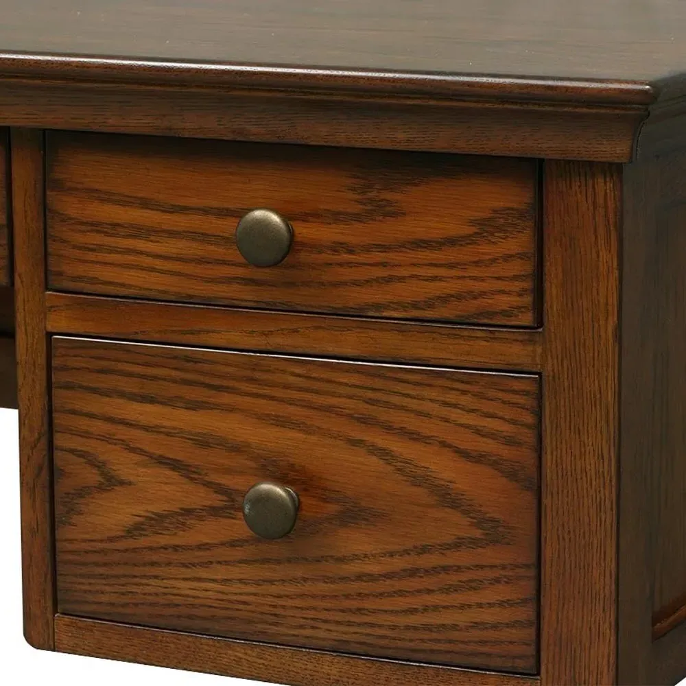 Winchcombe Dressing Table - Brown, Oak