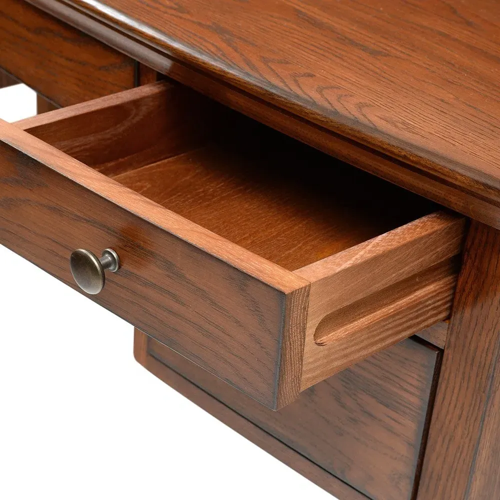 Winchcombe Dressing Table - Brown, Oak