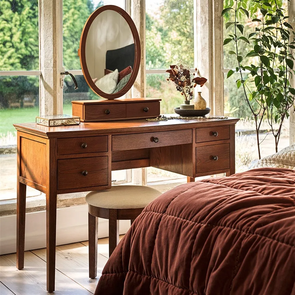Winchcombe Dressing Table - Brown, Oak