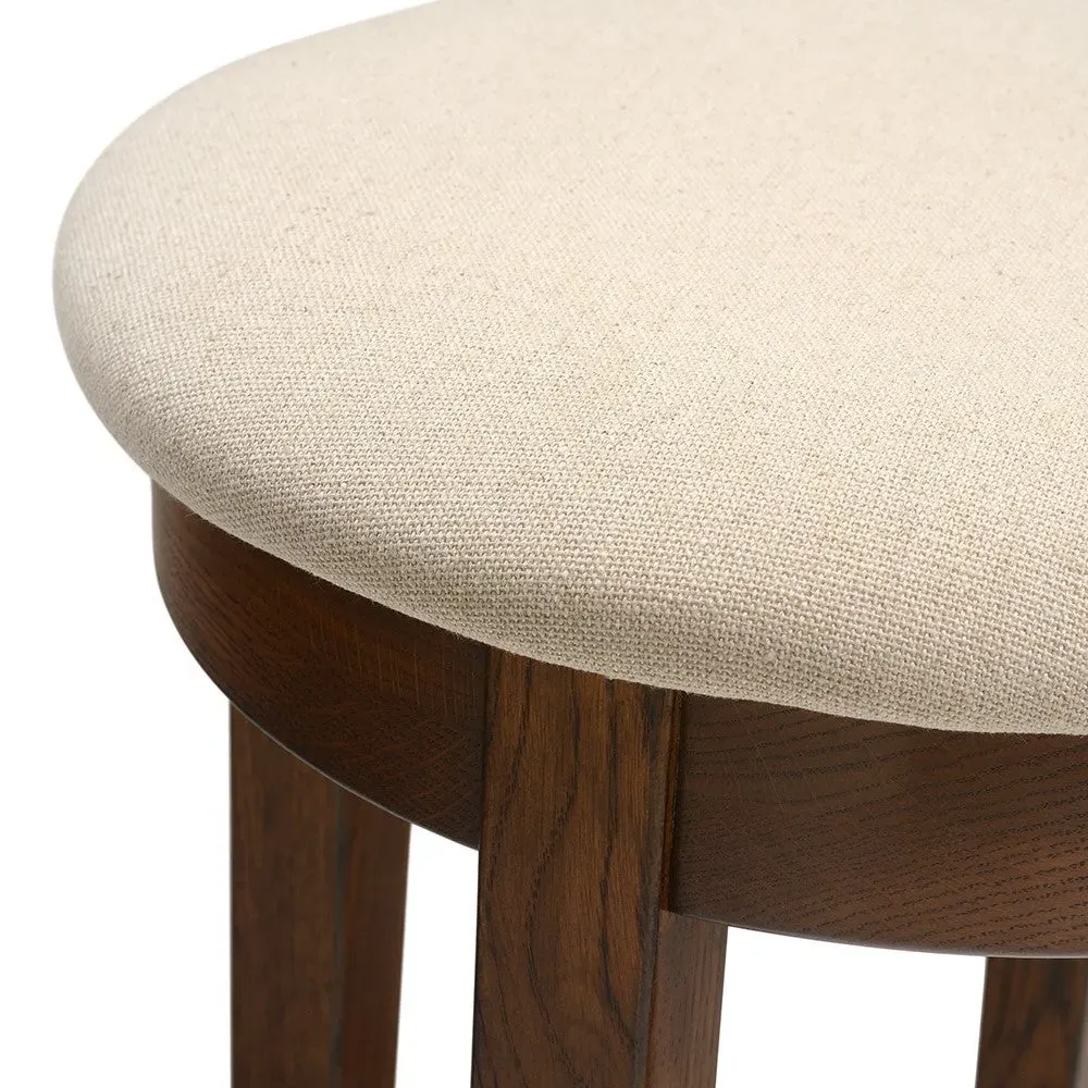 Winchcombe Dressing Table Stool - Brown, Oak
