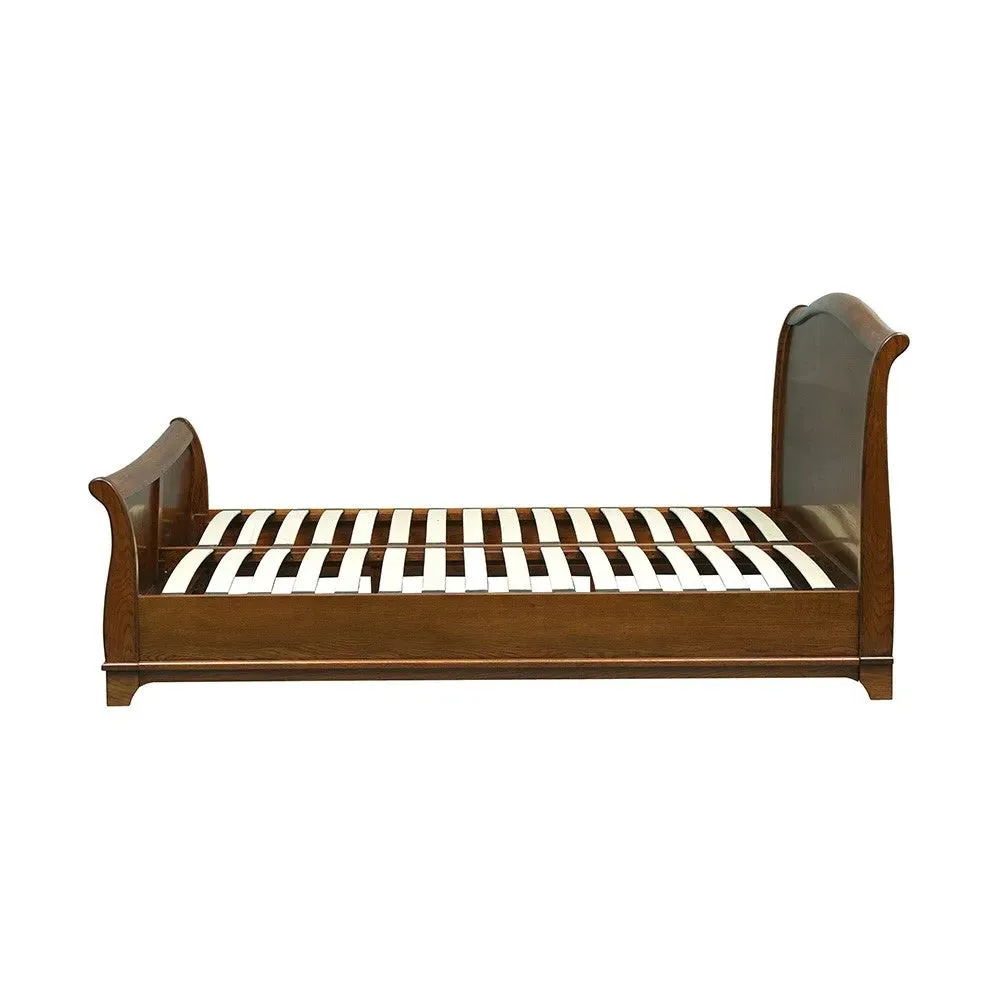 Winchcombe King Size Sleigh Bed - Dark Oak