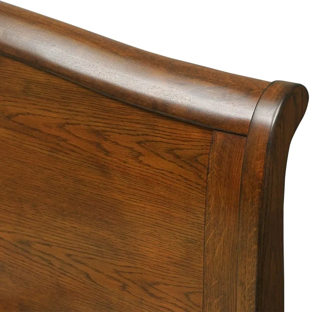 Winchcombe King Size Sleigh Bed - Dark Oak